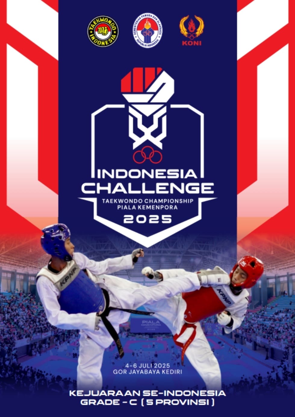 Ajang Pertarungan Prestasi Taekwondo di Tanah Air Taekwondo Indonesia Dojang ksatriamahottamabali